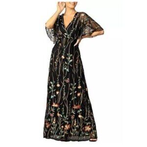 Women's Embroidered Evening Gown